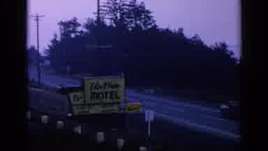 San Francisco California (1963): Truck Passing By A Beautiful Views Towards A