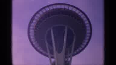 Washington USA (1963): Space Needle Observation Tower In Seattle Washington Sign