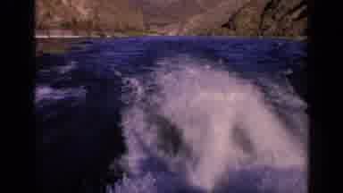 Washington USA (1963): View From The Top Of A Small Boat Engine While The Boat