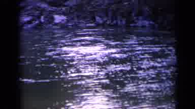 Washington USA (1963): A Churning River Of Dark And Ugly Waters With Stones And