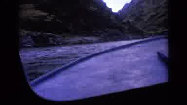 Washington USA (1963): Boat Cold Silky Wet Blue Splashing Water Between Dark