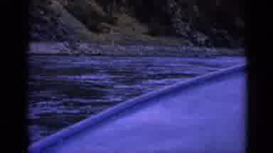 Washington USA (1963): Point Of View From A Boat That Is Flowing Through A River