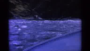 Washington USA (1963): Boat On Water That Has A Lot Of Waves In A Deserted