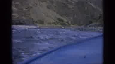 Washington USA (1963): First-Person Video Shows Side Of Boat As It Glides Through