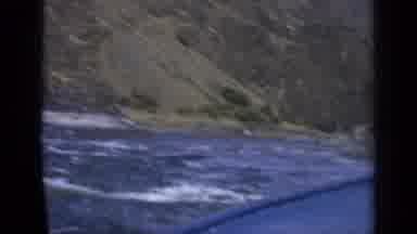 Washington USA (1963): View Of Blue Watergreen Trees And Mountain On A Clear Day