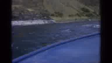 Washington USA (1963): Boat Bobs Up And Down In The Water As It Cuts Through The