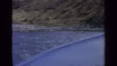 Washington USA (1963): Boat In Water By Mountains