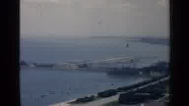 Chicago Illinois (1957): Movie Of A Beach Involving Several Swimmers