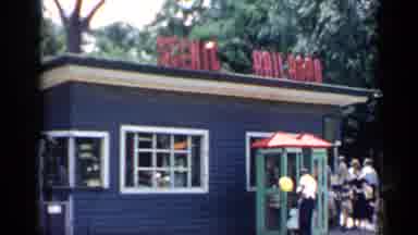 Chicago Illinois (1957): Scenic Railroad Station Phone Booths Then Wild Tigers In