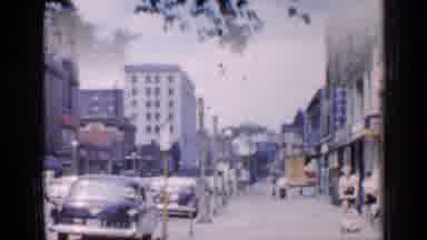 Chicago Illinois (1957): Driving Through The Streets During A Break In The City