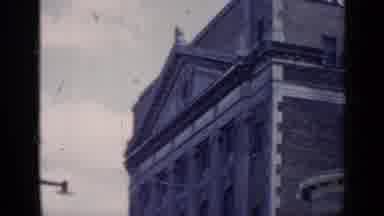 Chicago Illinois (1957): Glimpse Of The City With The Building In The Foreground