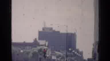 Chicago Illinois (1957): Shows Sign That Says The End Then Pans Too A Skyscraper