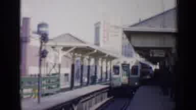Chicago Illinois (1958): Train Leaves Station