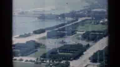 Chicago Illinois (1958): Looking Down On The Earth's Scenery From A Plane