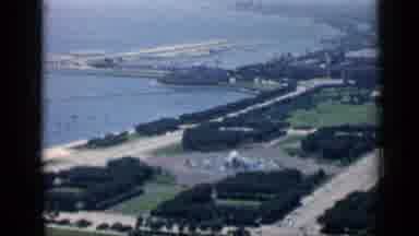 Chicago Illinois (1958): The Beautiful View Of The Wooded Park Integrated To The