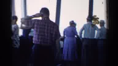 Chicago Illinois (1958): Girl Wearing Red Dress Sits On Window Ledge Of
