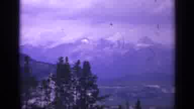 Colorado USA (1959): Flashing Bright Powerfull Light Storm Arising Over Heavy