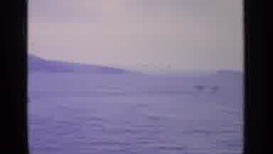Greenwood Lake New York (1964): Ocean With Mountains In The Distance And Also A