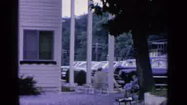 Greenwood Lake New York (1964): Vintage Footage Of Family Behind House Inbetween