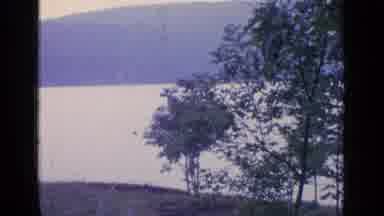 Greenwood Lake New York (1964): Camera Pans Across The Scene And Takes In The