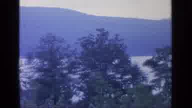 Greenwood Lake New York (1964): Grain Effect Vintage Camera Captures Mountains