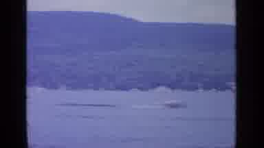 Greenwood Lake New York (1964): People On A Platform Over The Water Or Boat