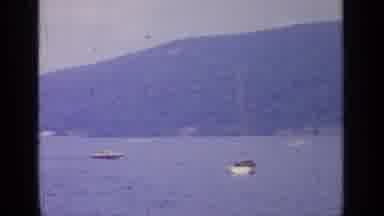 Greenwood Lake New York (1964): Footage Of A Forest Over The Water And A Jet Ski