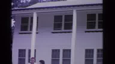 Greenwood Lake New York (1964): Looking From The Outside At An Old House That Is