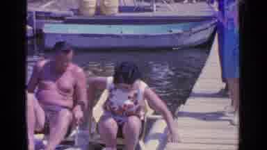 Greenwood Lake New York (1964): A Boy And Girl Help A Man And Woman Disengage From