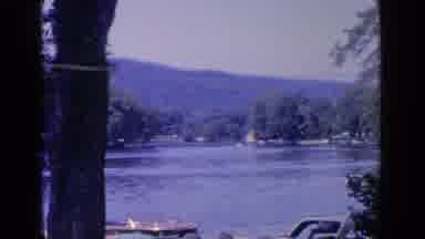 Greenwood Lake New York (1964): Boat Dock On The River