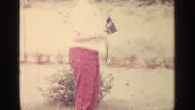 Greenwood Lake New York (1964): Flower Or Dots On The Shirt Food And Drink In Her