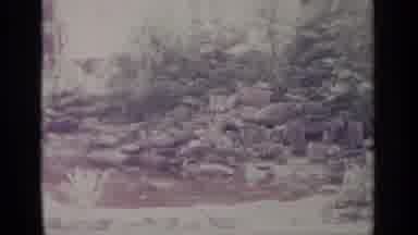 Greenwood Lake New York (1964): Bricklayers Standing On A Scaffold Putting Mortar