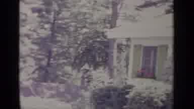 Greenwood Lake New York (1964): House Garden Sunshine Black White Pre Days Old
