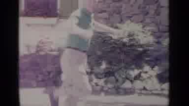 Greenwood Lake New York (1964): Dad Shows Off For Mom As She Photographs Him And