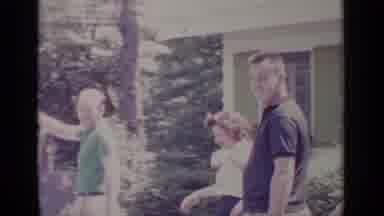 Greenwood Lake New York-1964: Low Grade Color Footage Of Three Or Four People