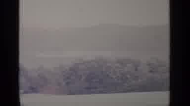 Greenwood Lake New York (1964): Old Vintage Field Otside Child Snow Black White