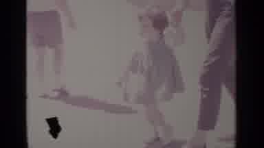 Greenwood Lake New York (1964): A Little Girl In A Dress Walks Through A Tunnel