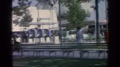 Flushing Meadows New York (1964): New Fun Park Has An Open Air Train To Take