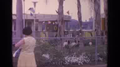 Flushing Meadows New York (1964): Employees Gather Near A Plane At The Airport For