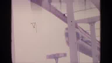 Flushing Meadows New York (1964): View Of Red And White Aerial Tramway On A Cloudy