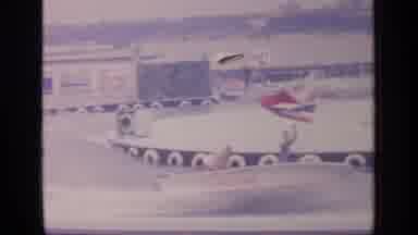 Flushing Meadows New York (1964): Two Different Speedboats Race Through The Water