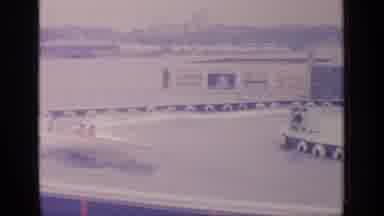 Flushing Meadows New York (1964): Speeding Boat Racing Through A Track For