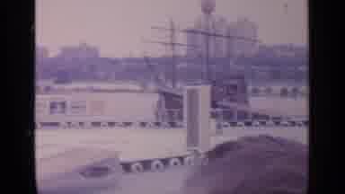 Flushing Meadows New York (1964): Man On Waterskis At An Attraction In Flroida