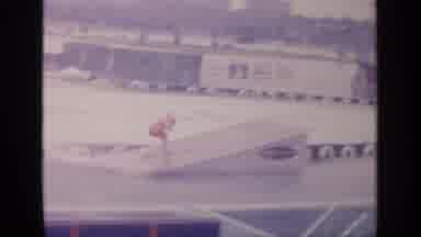 Flushing Meadows New York (1964): Water Skiers Performing Various Stunts And