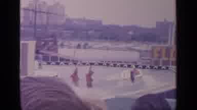 Flushing Meadows New York (1964): Pair Of Stunt Waterskiers Performing For