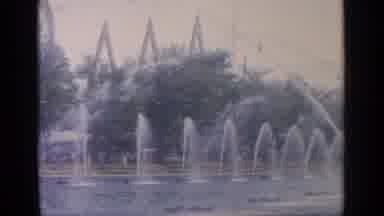 Flushing Meadows New York (1964): Water Spouts At A Carnival