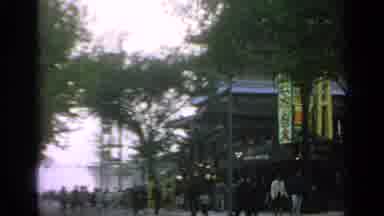 Flushing Meadows New York (1964): Busy Public Area With A Lot Of People Walking