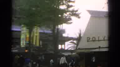 Flushing Meadows New York (1964): Man On Waterskis At An Attraction In Flroida