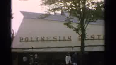 Flushing Meadows New York (1964): Video Of The Outside Of A Polynesian Resturant