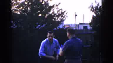 Long Island New York (1965): Fathers Tossing Rings While Kids Watch